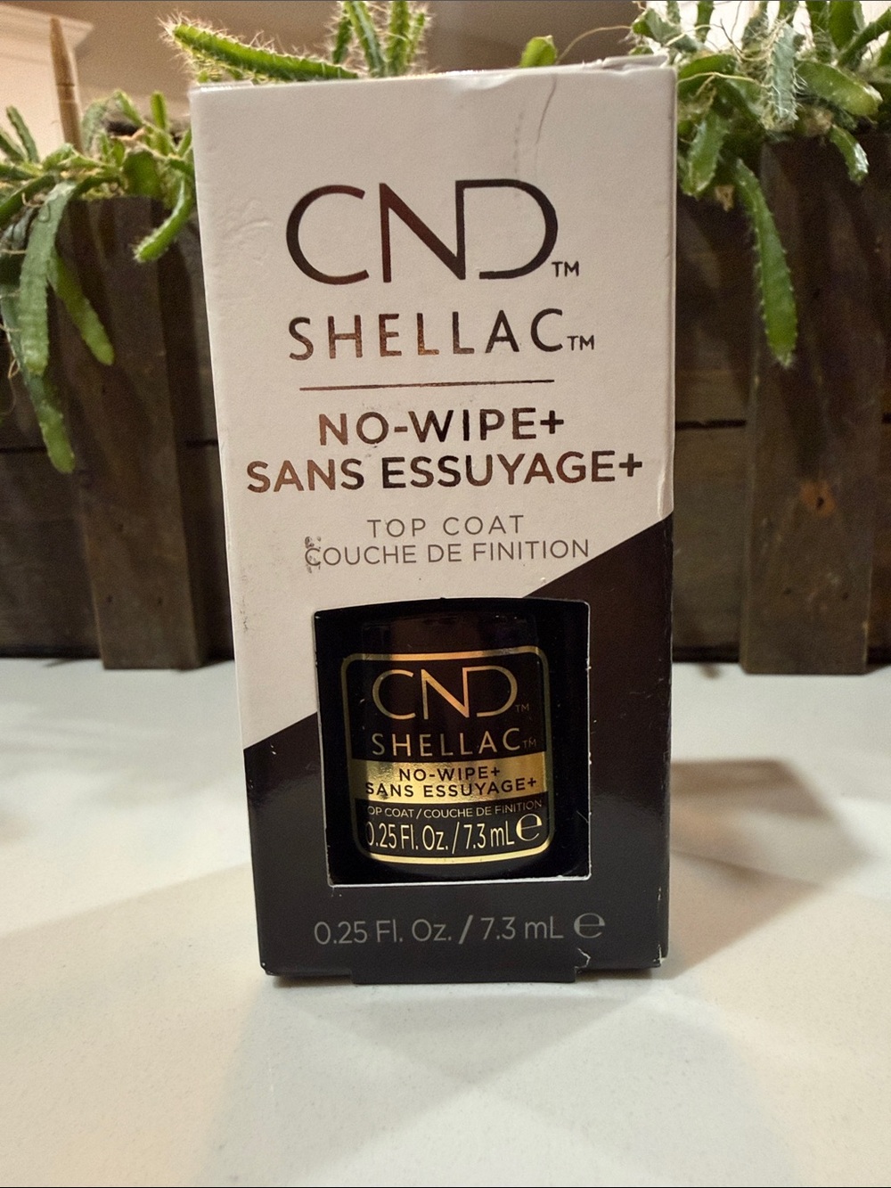 CND Shellac No-Wipe Top Coat - NIB